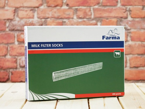 Tubular milk filter