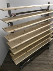Cheese-ripening rack 160cm / 62cm / 200cm