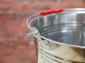 Food-grade stainless steel bucket