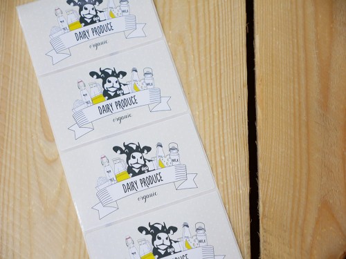 Example label — Rectangular label 10 × 6 cm
