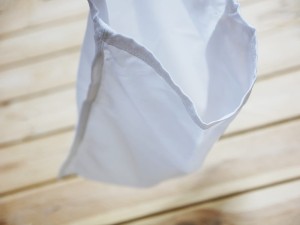 Nylon bag for straining cheese / curd / fresh curd cheese / yoghurt