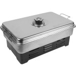 Balcony smokehouse with a thermometer