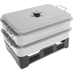 Balcony smoker with adjustable capacity
