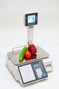CAS CL3000 label-printing scale