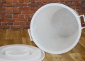 Tall tank with lid for milk, whey, water, etc. (50–100 L)
