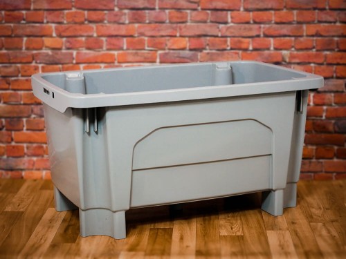 ET BOX - stackable-rotary container, 300 liters