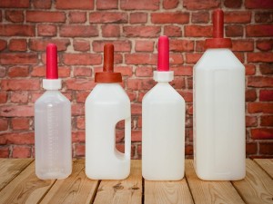 Calf feeding bottle