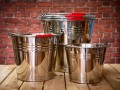 Food-grade stainless steel bucket