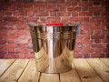 Food-grade stainless steel bucket — 12 l