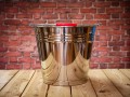 Food-grade stainless steel bucket — 14 l