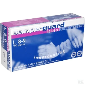 Semperguard latex gloves