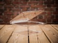 Rectangular container with hinged lid — 1500 ml