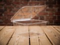 Rectangular container with hinged lid — 2000 ml
