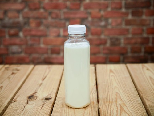 PET bottle 0.4 l for milk, yoghurt, kefir, whey, etc. (400 ml)