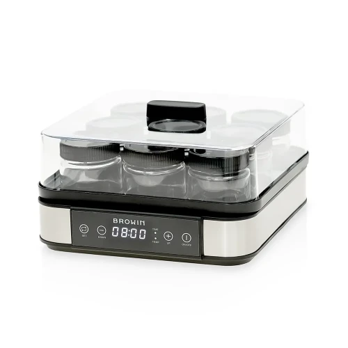 Yogurt maker with thermostat and jars (9 pcs) - 1.6l