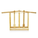 Double large wooden cheese press (pressure x3.2 kg)