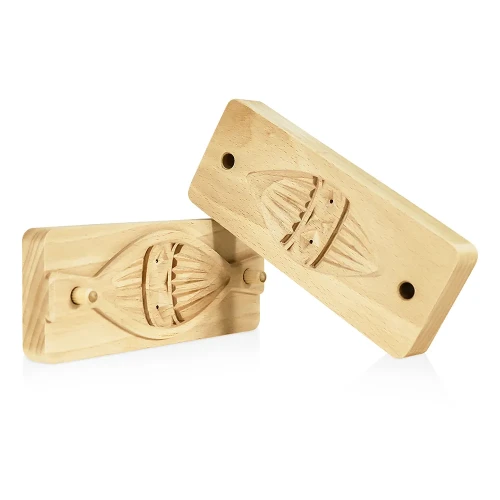 Traditional wooden mould for redykołka (small oscypek)