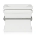 Barra - microperforated cheese mould 24 x 12 cm (2 kg)