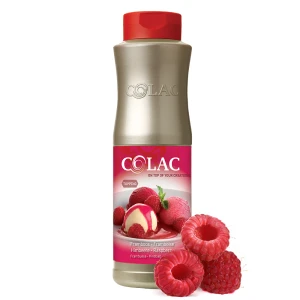 Raspberry - topping (sauce) for ice cream, waffles, cakes and desserts