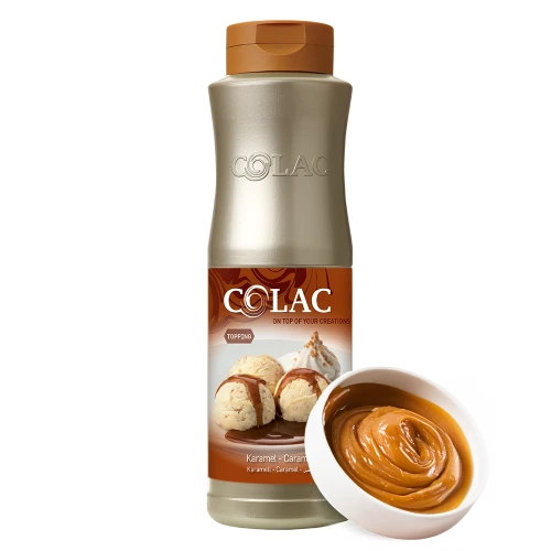 Caramel - topping (sauce) for ice cream, waffles, cakes and desserts