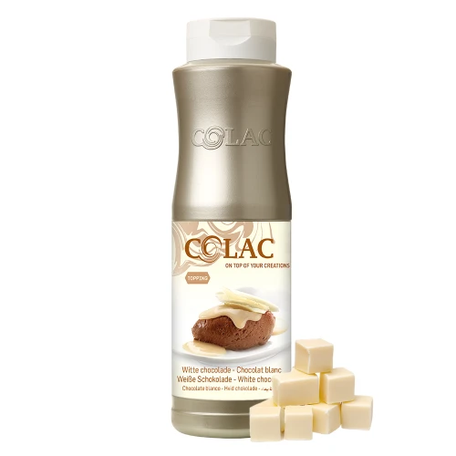 White Chocolate - Topping for ice cream, waffles, cakes, and desserts