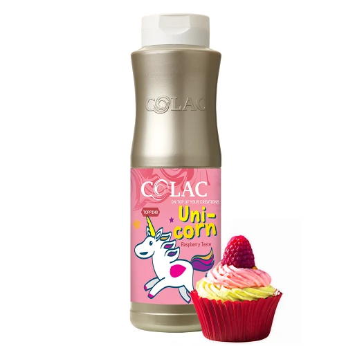Unicorn (raspberry note) - topping (sauce) for ice cream, waffles, cakes and desserts