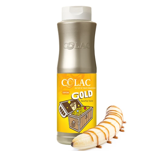 Gold - Topping for ice cream, waffles, cakes, and desserts