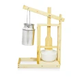 Small cheese press (pressure x2.8 kg) — pine