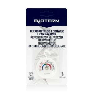 Thermometer for refrigerators and freezers
