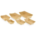 Paper serving boats