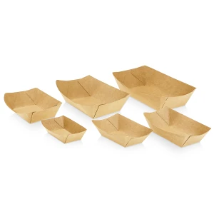 Paper food boats – practical, eco-friendly and ideal for serving (250 pieces)