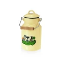 Enamel milk can 2 L. The plain version is the same, but without the picture.