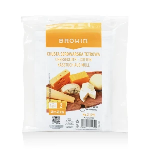Cotton muslin cheesecloth 40x40 cm (2 pcs.)