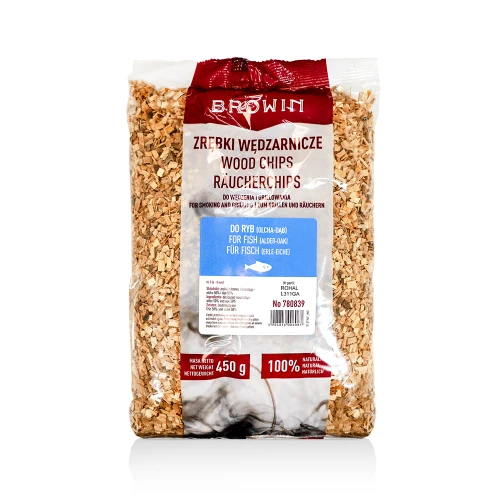 Wood chips for smoking/grilling, 50% oak + 50% alder