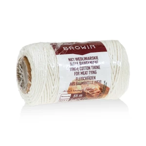 Cotton twine for smoking and scalding