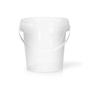 Rigid tamper-evident container with handle — 670 ml