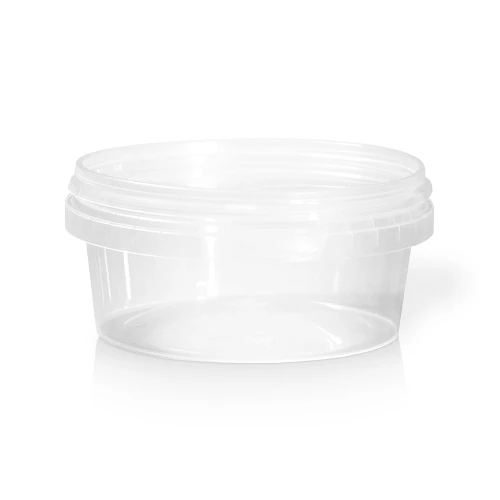 Rigid container with a seal, 300 ml, concave bottom