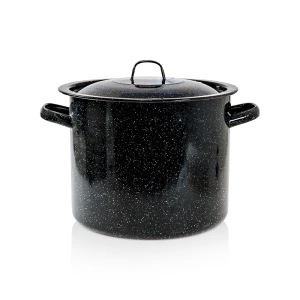 Enamelled stockpot 20 L with lid