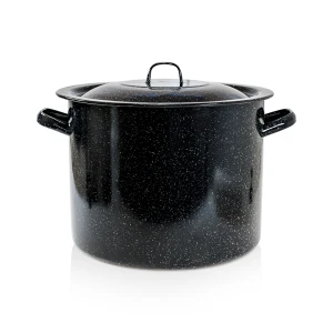 Enamelled stockpot 30 L with lid