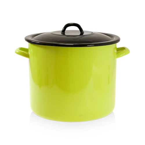 12 L enameled pot with a cover