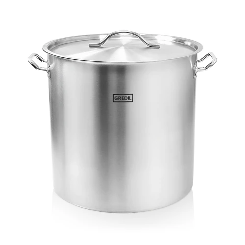 Professional steel gastronomic pot, 50.3 l