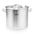 Professional steel gastronomic pot, 15.4 l
