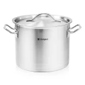 Professional steel gastronomic pot, 9 l