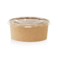 EKO KRAFT round — paperboard container with lid — 750 ml