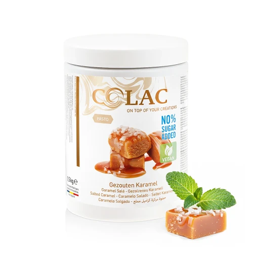 Vegan Salted Caramel - No Added Sugar - Paste for Ice Cream and Desserts - 1.15 kg