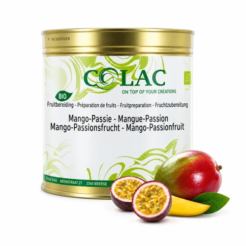 Mango-Passion fruit - fruit preparation BIO, organic, 3 kg