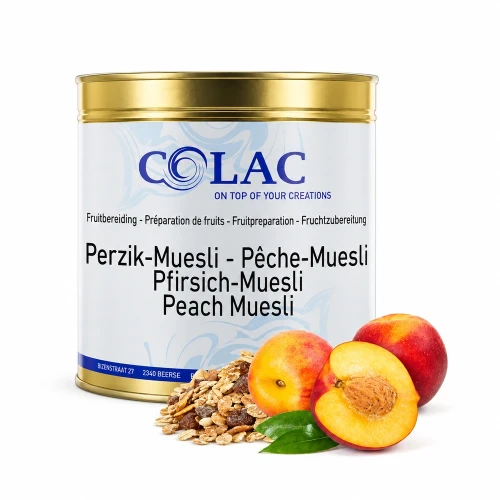 Peach-Muesli - fruit preparation, 3 kg