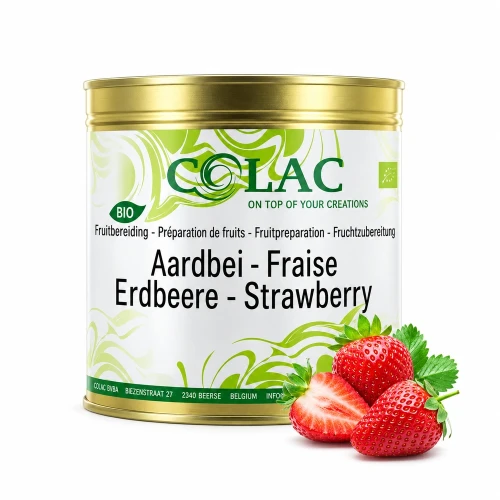Strawberry - fruit preparation BIO, organic, 3 kg