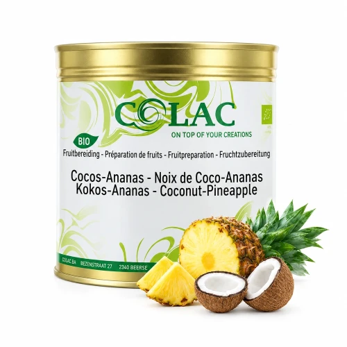 Coconut-Pineapple - fruit preparation BIO, organic, 3 kg