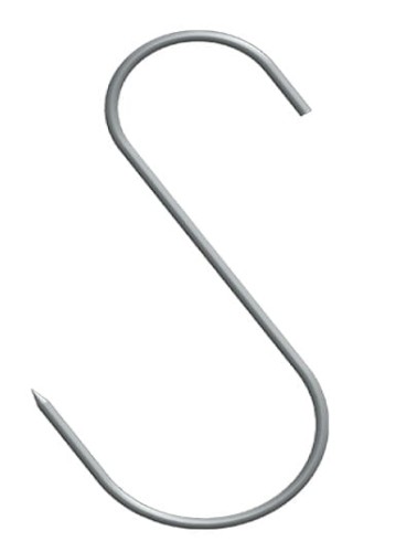 Traditional (S shaped) smokehouse hooks 5 pcs